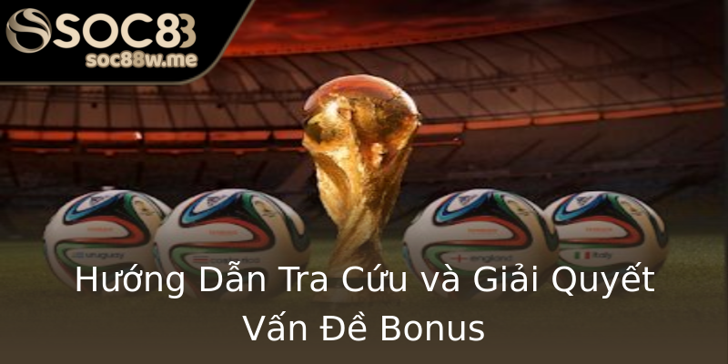 Hướng Dẫn Tra Cứu và Giải Quyết Vấn Đề Bonus Hướng Dẫn Tra Cứu và Giải Quyết Vấn Đề Bonus